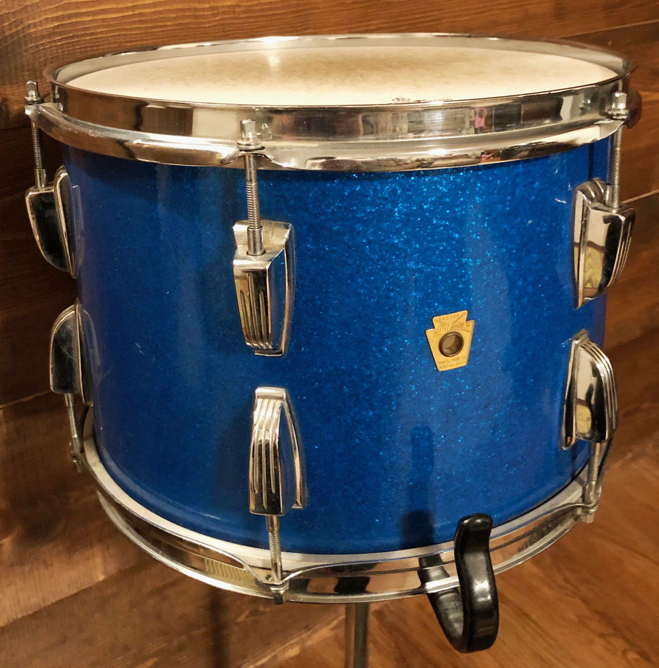 Vintage 1967 Ludwig 13 ιντσών Τομ σε μπλεVintage 1967 Ludwig 13 ιντσών Τομ σε μπλε  